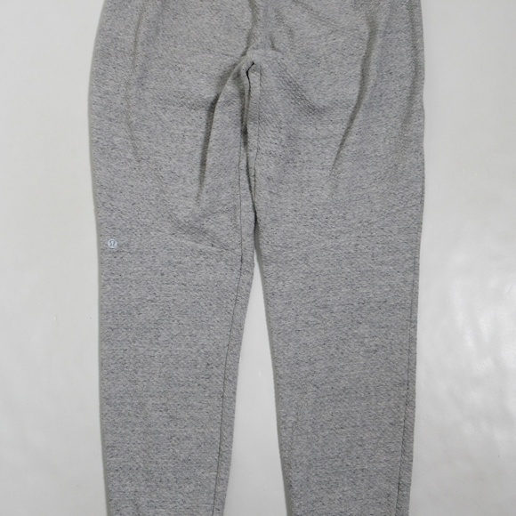 Lululemon Men's At Ease Jogger Heathered Melody Light Grey / Black Size M - Picture 9 of 12